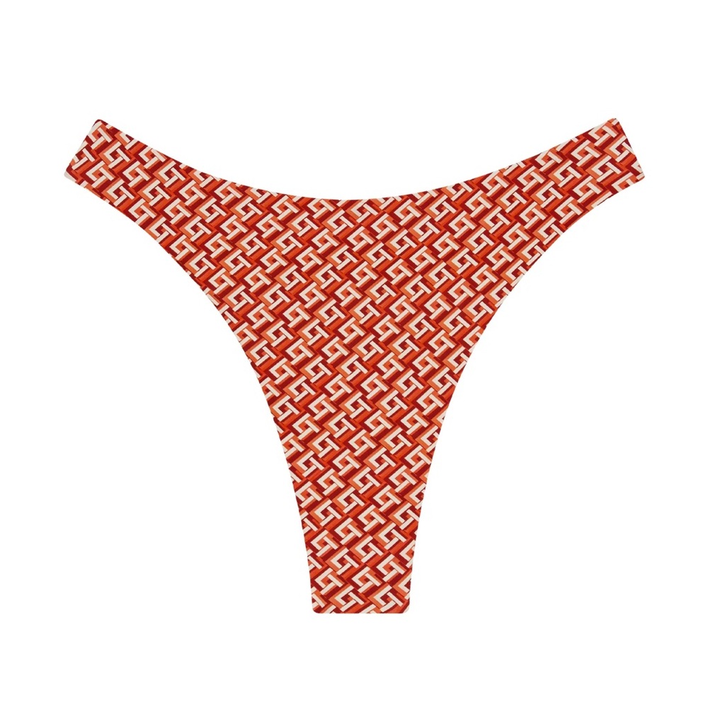 Monday Swimwear Lattice Geo Bikini Set - Palma Top & Capri Thong - Picture 4 of 4